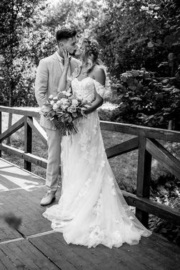 Schwarz-weiß Hochzeitsfotografie – gesehen bei frauimmer-herrewig.de