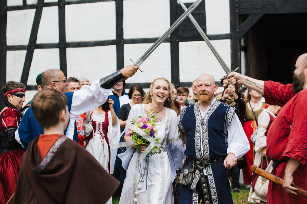 Hochzeit im Mittelalter – Janine und Dirks Motto-Hochzeit