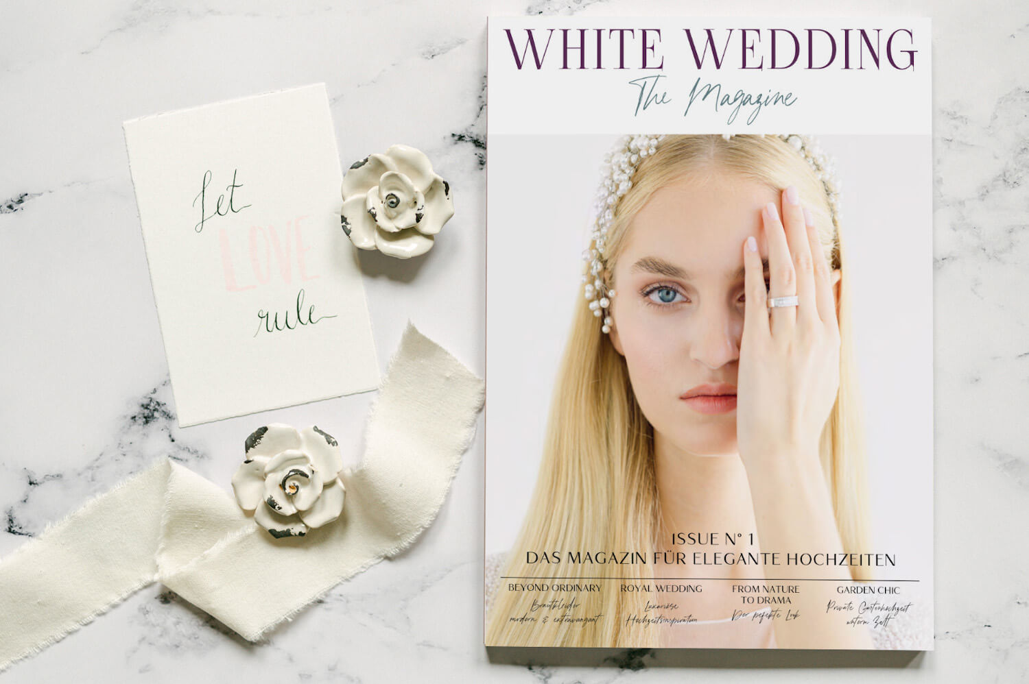 WHITE WEDDING – The Magazine: Inspiration für eure zeitlose Hochzeitsfeier