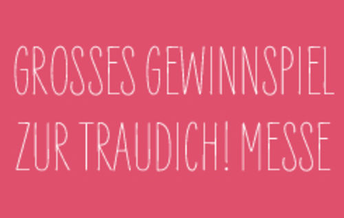 Frau Immer & Herr Ewig - Grosses Messe-Gewinnspiel zur TrauDich! Düsseldorf